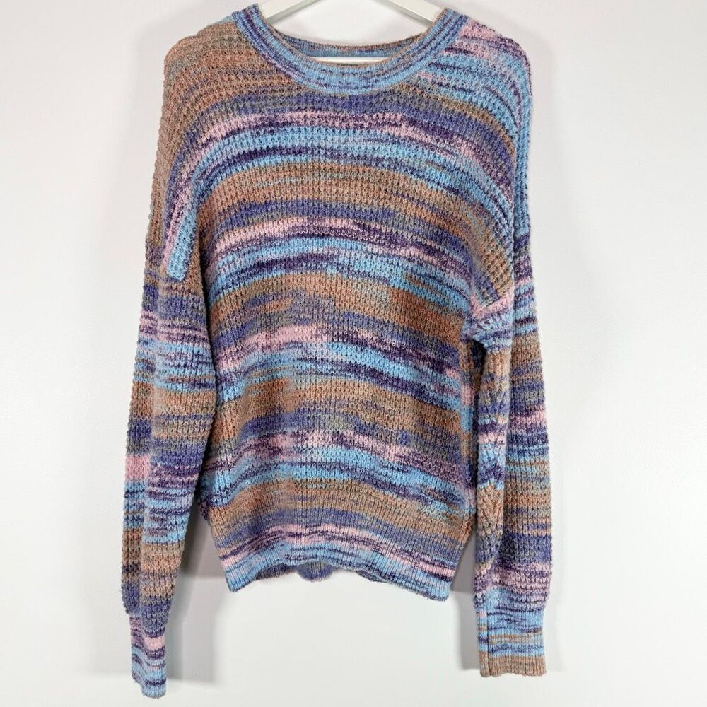 Anthropologie Gilli Multicolor Oversized Crewneck Sweater US Women’s Size L